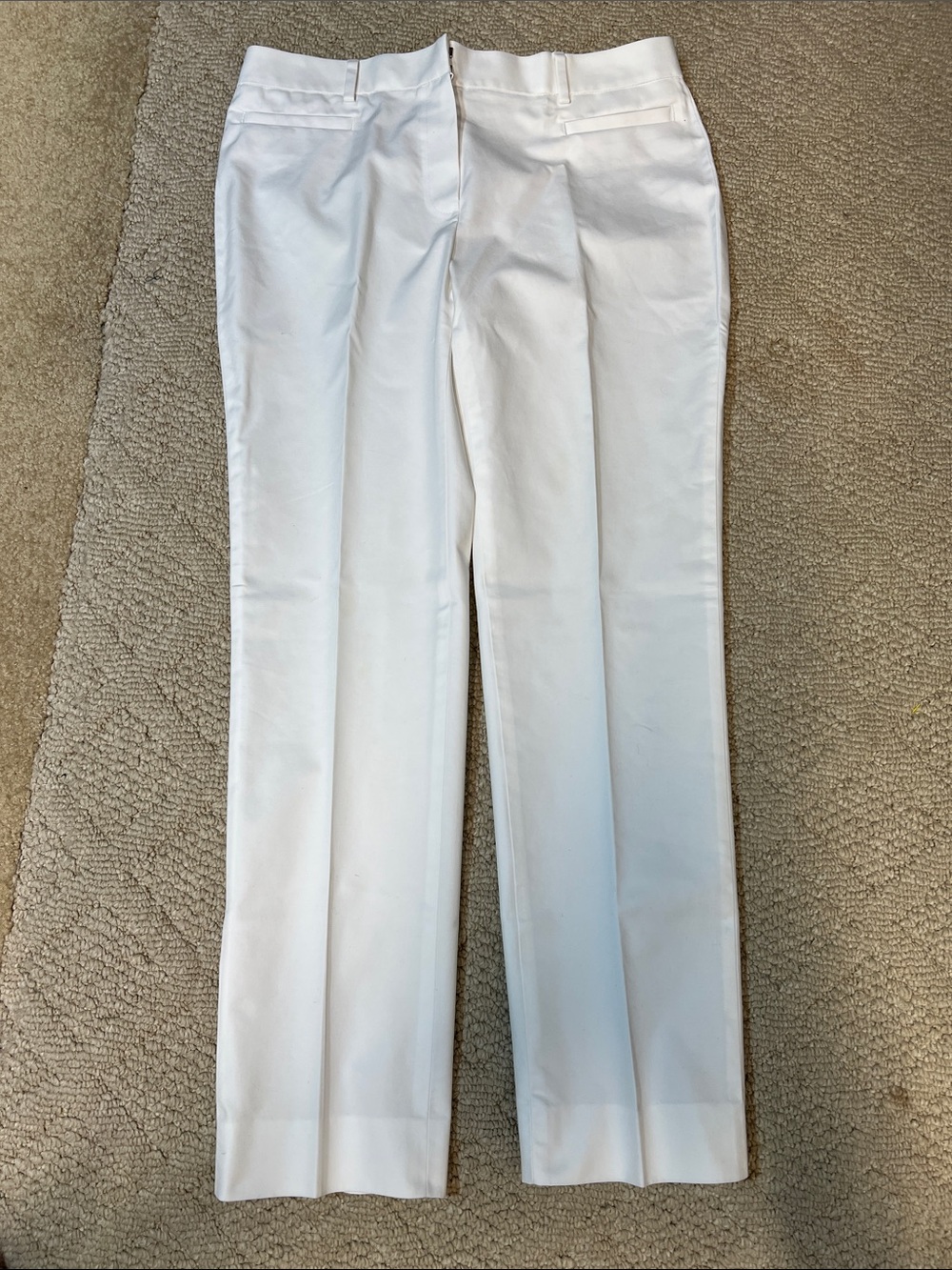 White Women's Dress Pants - Picture 2 of 3